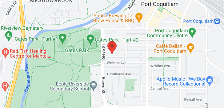 map of 302 2460 KELLY AVENUE